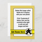 カスタマイズ可能なホッケーゲーリーカード (正面/裏面)