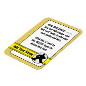 カスタマイズ可能なホッケーゴアリー取引カードマグネット マグネット (左側)