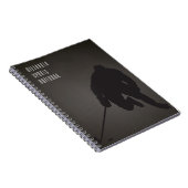 カスタマイズ可能なホッケーノートブック ノートブック (右側)