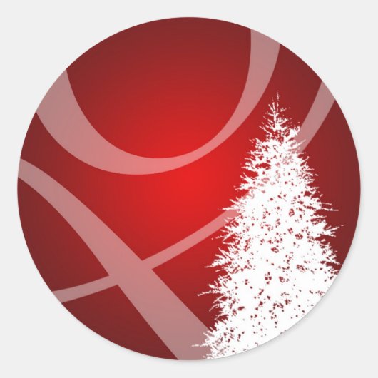 カスタマイズ可能なホリデーカードエンベロープシール ラウンドシール (正面)