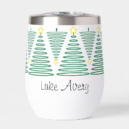 カスタマイズ可能なホリデーツリーボトル – ワイン