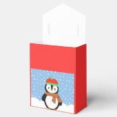 カスタマイズ可能なホリデーペンギン フェイバーボックス (オープン)