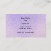 カスタマイズ可能なホログラフィックラッシュ名刺 名刺 (裏面)