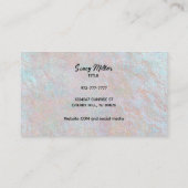 カスタマイズ可能なホログラフィック名刺 名刺 (裏面)