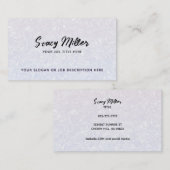 カスタマイズ可能なホワイトホログラフィック名刺 名刺 (正面/裏面)