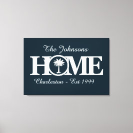 カスタマイズ可能なホームサウスカロライナ キャンバスプリント