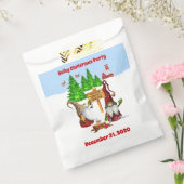 カスタマイズ可能なホームスイートホーム格言冬のシーン フェイバーバッグ (封をした状態)