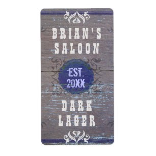 カスタマイズ可能なホームブルワービールサルーン ラベル