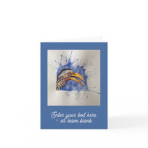 カスタマイズ可能なホーンビル挨拶カード