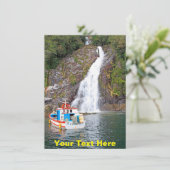 カスタマイズ可能なボートとウォーターフォールカード (スタンド正面)