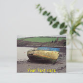 カスタマイズ可能なボートレック、コーンウォール、英国 ポストカード (スタンド正面)