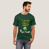 カスタマイズ可能なボーリングの常習者 Tシャツ (正面フル)
