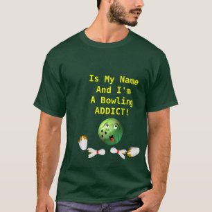 カスタマイズ可能なボーリングの常習者 Tシャツ