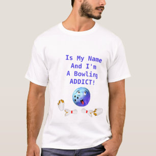 カスタマイズ可能なボーリングの常習者 Tシャツ