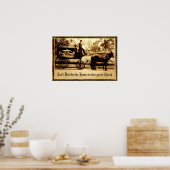 カスタマイズ可能なポスターを待たない ポスター (キッチン)