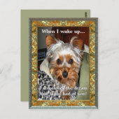 カスタマイズ可能なポストカードをスリープ解除する場合 ポストカード (正面/裏面)