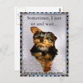 カスタマイズ可能なポストカードを待つ場合がある ポストカード (正面/裏面)