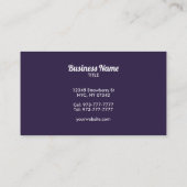 カスタマイズ可能なポップコーン映画の名刺 名刺 (裏面)