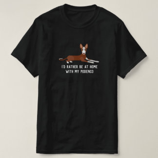 カスタマイズ可能なポデコおもしろい犬 Tシャツ