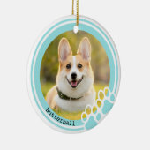 カスタマイズ可能なポープリントペットオーナメント セラミックオーナメント (右)