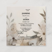 カスタマイズ可能なマイルストーンお祝いカード スクエア名刺 (正面)