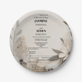 カスタマイズ可能なマイルストーンお祝いカード ペーパープレート