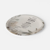 カスタマイズ可能なマイルストーンお祝いカード ペーパープレート (アングル)