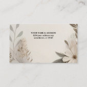 カスタマイズ可能なマイルストーンお祝いカード 名刺 (裏面)