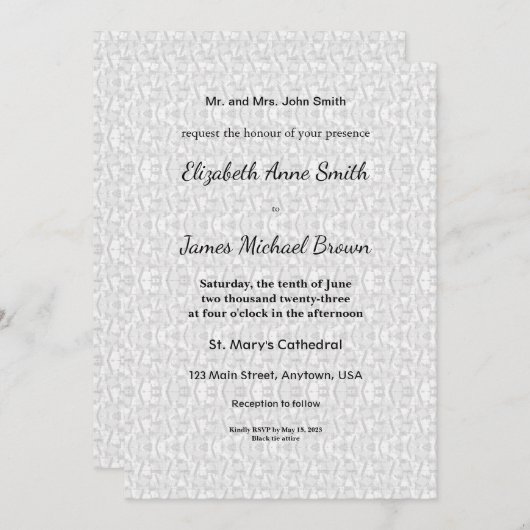 カスタマイズ可能なマイルストーンお祝いカード 招待状 (正面/裏面)