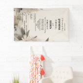 カスタマイズ可能なマイルストーンお祝いカード 横断幕 (インサイチュ)