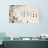 カスタマイズ可能なマイルストーンお祝いカード 横断幕 (トレードショー)