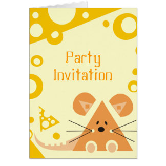 カスタマイズ可能なマウスとチーズカード