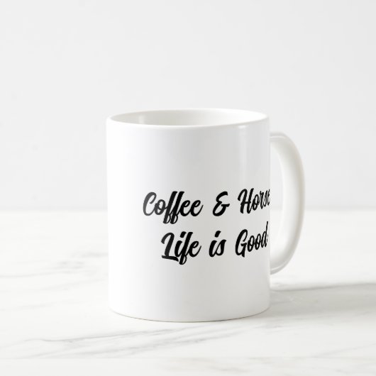 カスタマイズ可能なマグカップ – ブラックB&Bロゴ マグカップ (正面右)