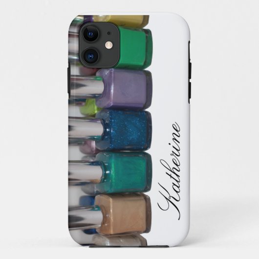 カスタマイズ可能なマニキュア Case-Mate iPhoneケース (裏面)