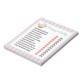 カスタマイズ可能なママまたはパパ赤ちゃんシャワーゲームパッド ノートパッド (回転)