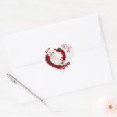 カスタマイズ可能なマルタの愛らしいハート形のステッカー ハートシール (封筒)