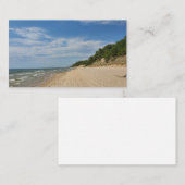 カスタマイズ可能なミシガン湖の名刺 名刺 (正面/裏面)