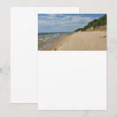 カスタマイズ可能なミシガン湖招待状 招待状 (正面/裏面)