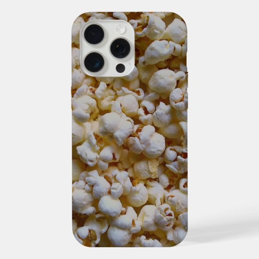 カスタマイズ可能なミッドナイトポップコーン背景 iPhoneケース (裏面)