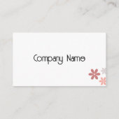 カスタマイズ可能なミニマリストの名刺テンプレート 名刺 (裏面)