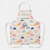 カスタマイズ可能なミニマリストハーブウィスパーラキッチン エプロン (正面)