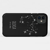 カスタマイズ可能なミニマリスト星座サイン携帯 Case-Mate iPhoneケース (裏面(横))
