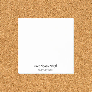 カスタマイズ可能なミニマリスト ポストイット