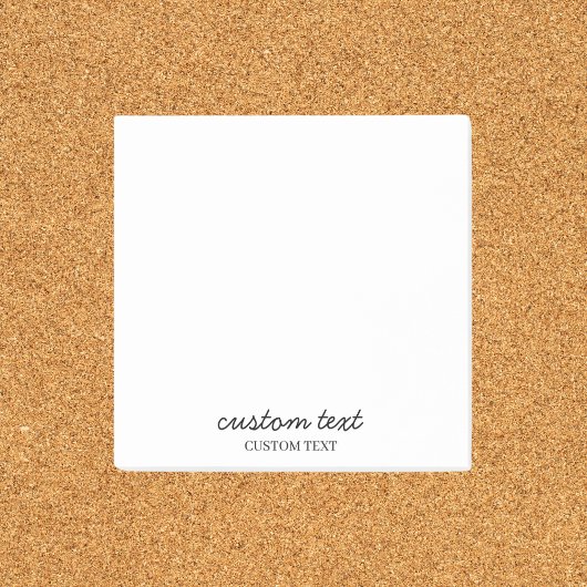 カスタマイズ可能なミニマリスト ポストイット