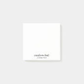 カスタマイズ可能なミニマリスト ポストイット (正面)