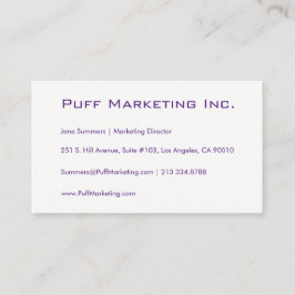 カスタマイズ可能なミニマルな名刺 名刺