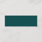 カスタマイズ可能なミニ、3.0インチx 1.0インチ名刺 スキニー名刺 (裏面)