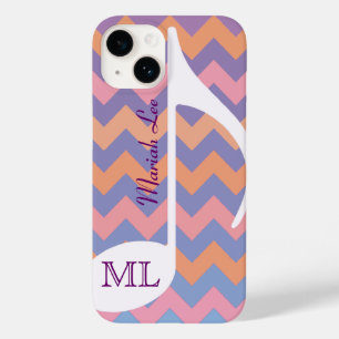 カスタマイズ可能なミュージカルノートと山形 Case-Mate iPhone 14ケース