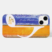 カスタマイズ可能なミュージカルノート Case-Mate iPhoneケース (裏面 (横))