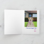 カスタマイズ可能なミュージシャンソン誕生日 カード (内部)